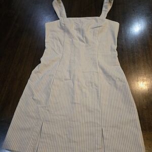 Forever 21 Navy and White Striped Top